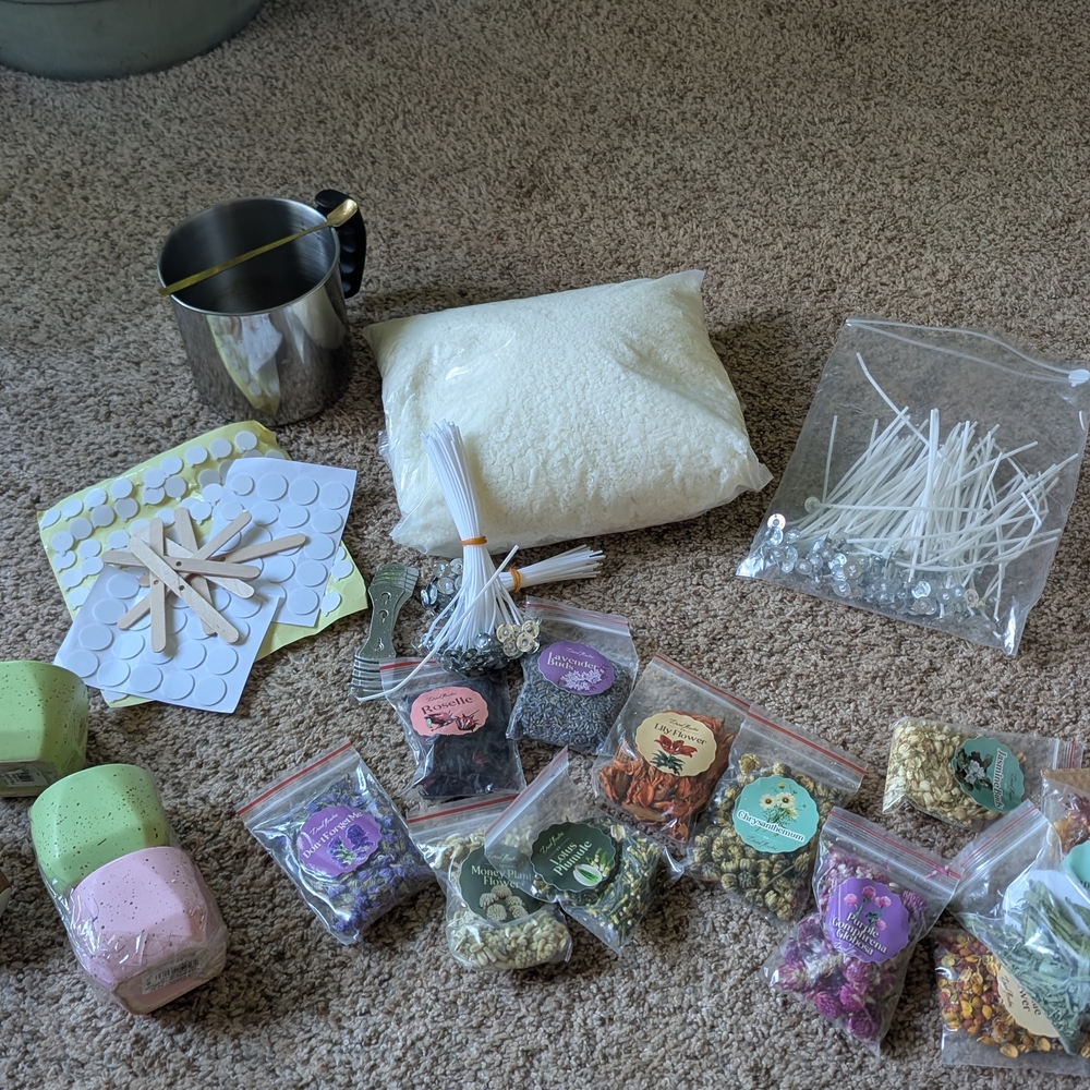 DIY Candle Making Kit with Assorted Colors